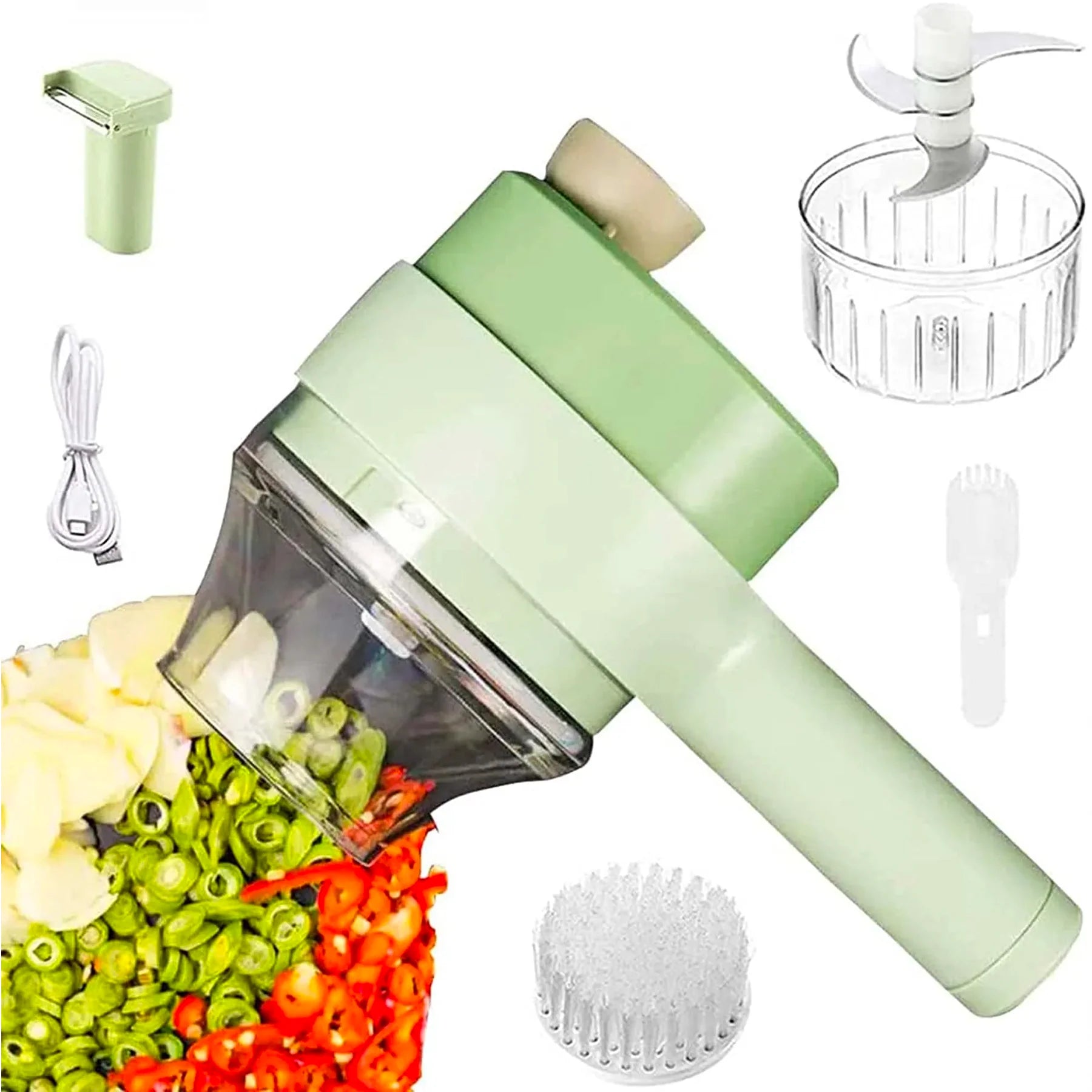 4 IN 1 ELECTRIC HANDHELD COOKING HAMMER VEGETABLE CUTTER