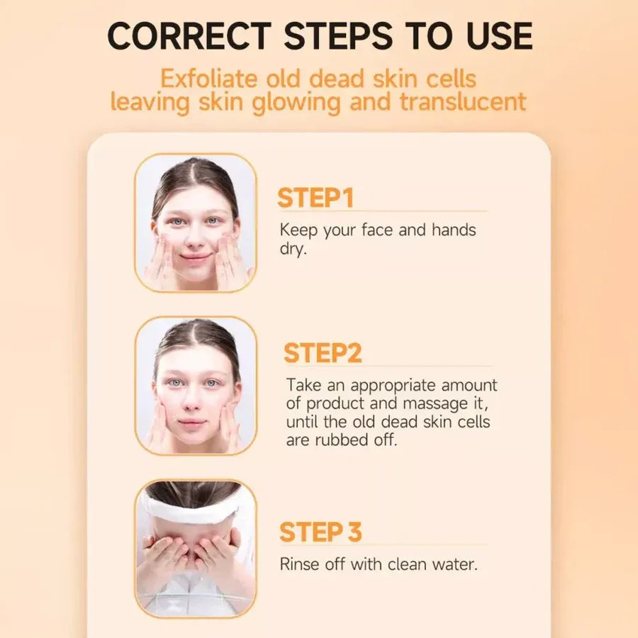 Orange Enzyme Glow Gel š Dark Spot & Dead Skin Remover