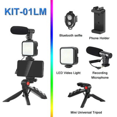 All-in-one Vlogging Pro Kit Video Making Equipment