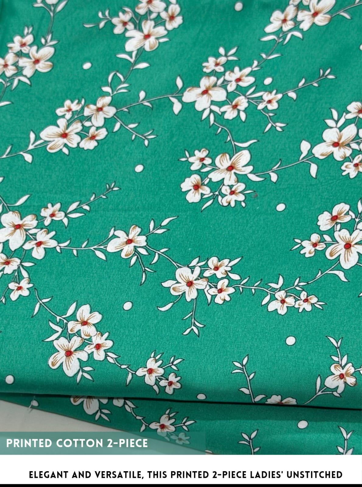 2 Piece All Over Printed cotton Dress