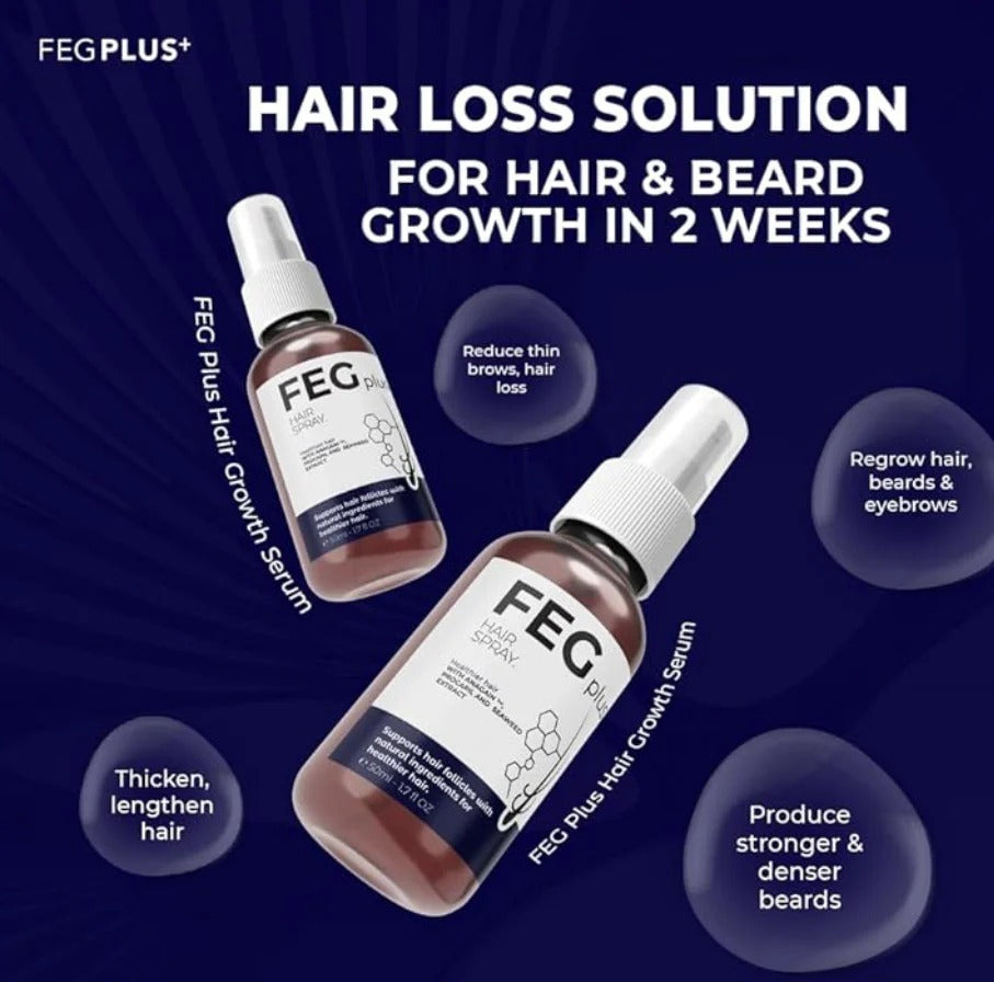 FEG Plus USA Hair Spray - 50 ML