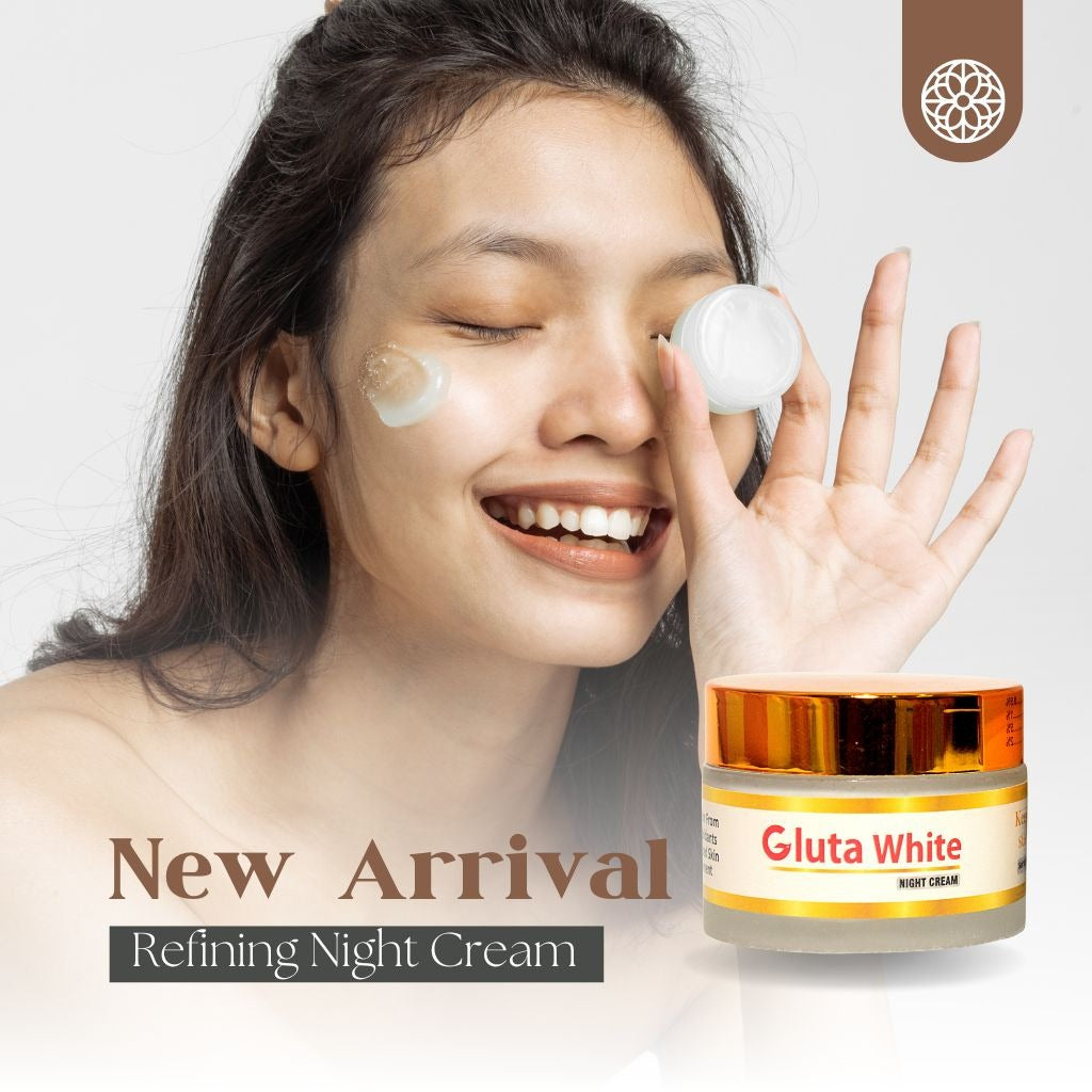 Gluta White Extreme Stronge Light up And Anti-Aging Night Cream
