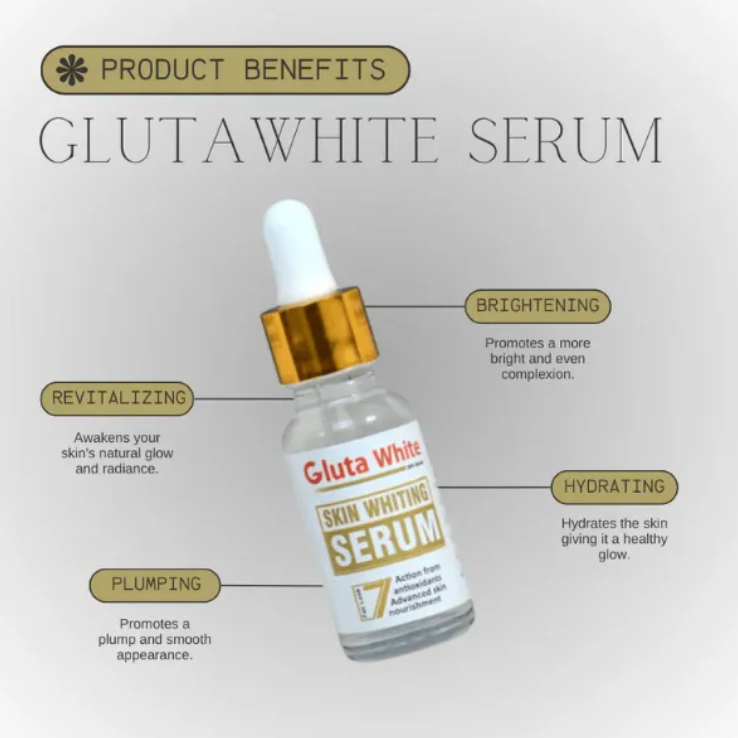 Glutta White Skin Whitening and Glowing Serum - 50 ml